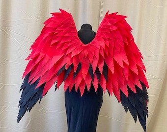 Wings for performances, cosplay husks, colored wings, cosplay costume, Halloween cosplay costume, halloween decor, women halloween costume