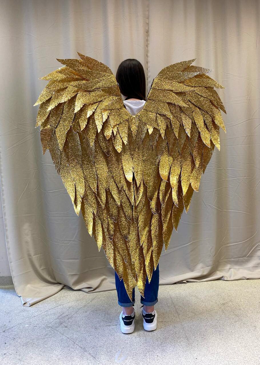Gold Feather Wings