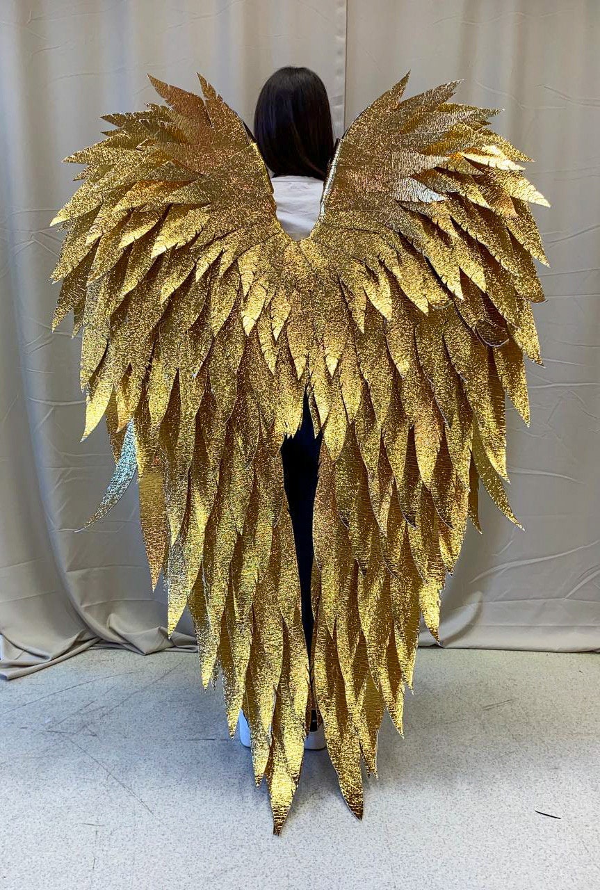 Large Gold Wings 