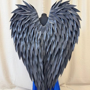 Fairy black angel wings, wings for photoshoot, angel cosplay costume, bird wings, fallen angel wings, demon wings, devil wings, photo props