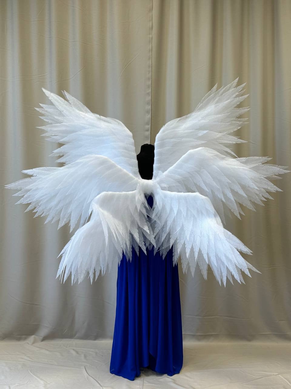 ネックレス・ペンダント Costume Cosplay Angel Choker Wing Large White Feather Angel Wings, Edgy Arch Angel Feather