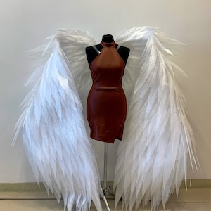 Wings for dance performances, wings for carnivals, wings for cosplay costume, white angel wings, halloween decor, adult halloween costume