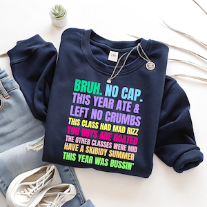 Bruh No Cap png svg, Gen A Slang Teachers Happy Last Day of School 2025 Funny Png, Summer teacher Png, Last Day Of School Quote Png digital.