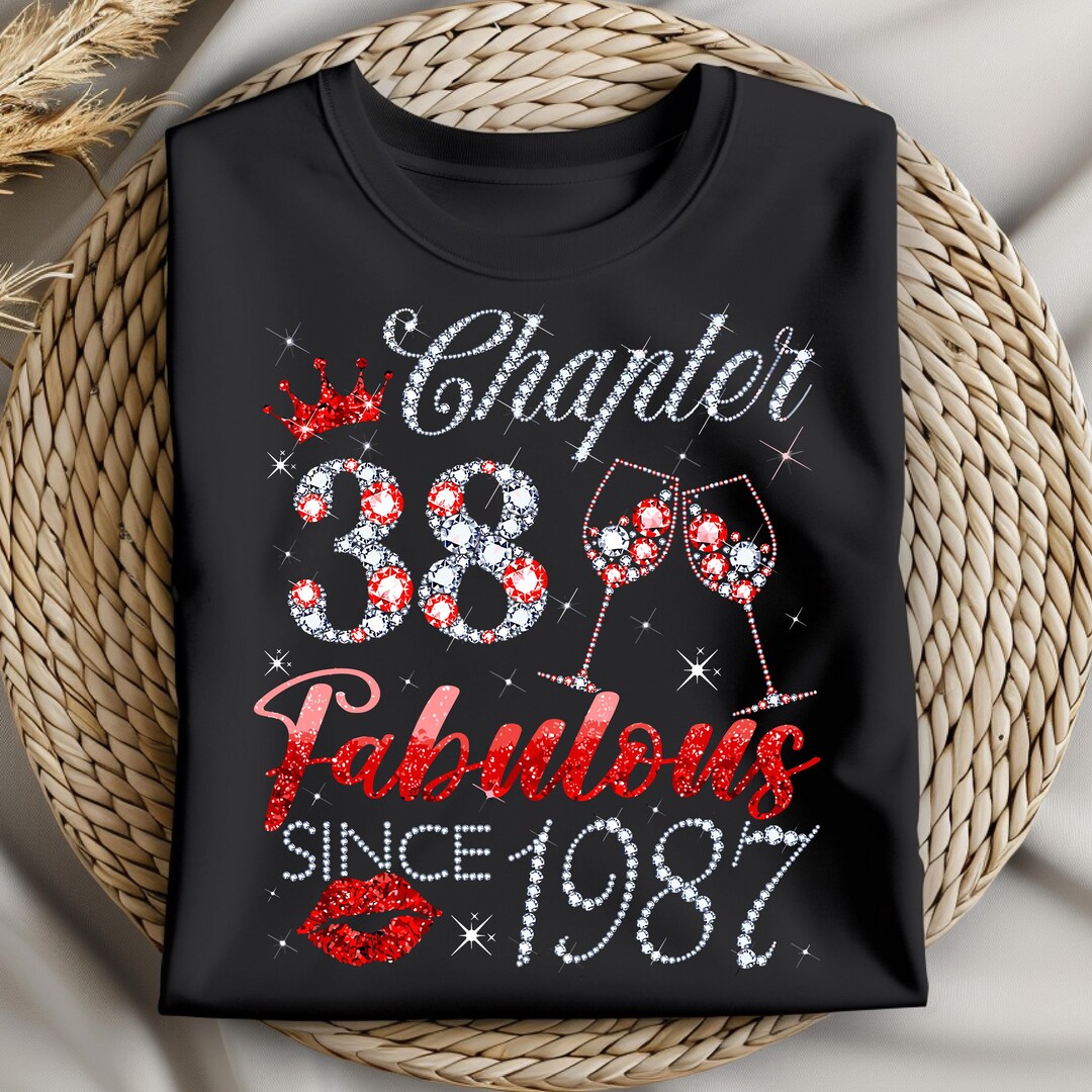 Chapter 38 Fabulous Since 1987 Svg Png, 38th Birthday Png, Chapter 38 ...