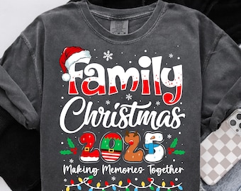 Navidad familiar 2025 Svg, Navidad 2025 png, Equipo navideño Svg, Navidad familiar Svg, Grupo navideño, Camisas familiares a juego de Navidad.