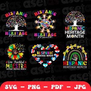Hispanic Heritage Month Shirt For Kids - Retro Latino Countries Flag Design 2-8T