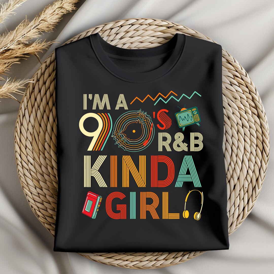 Raised on 90's R&B Album Cover Svg Png, 90's Party RB Svg Png, Music ...