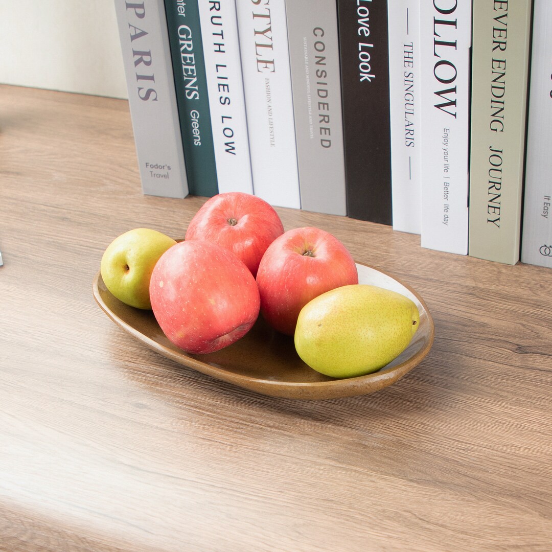 Colorful Riverstone Tray, Small Approx. 96riverstone Bowl, Fruit Bowl
