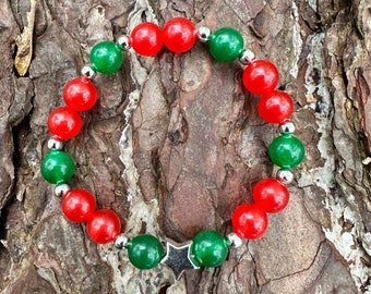 Jade and Agate - Natural Stones Handmade Bracelets