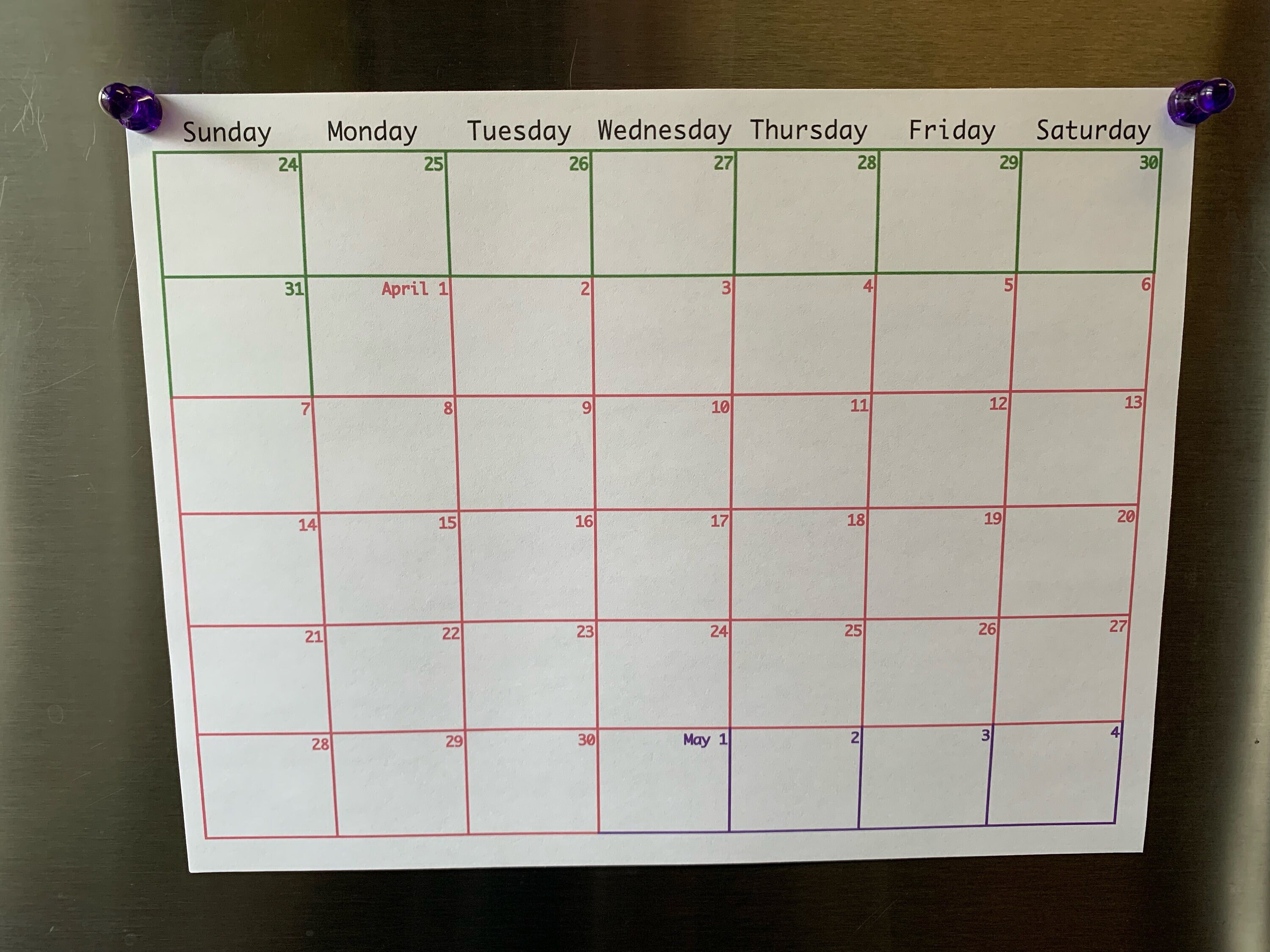 2024 Six week Calendar Etsy 2024 Six week Calendar Etsy
