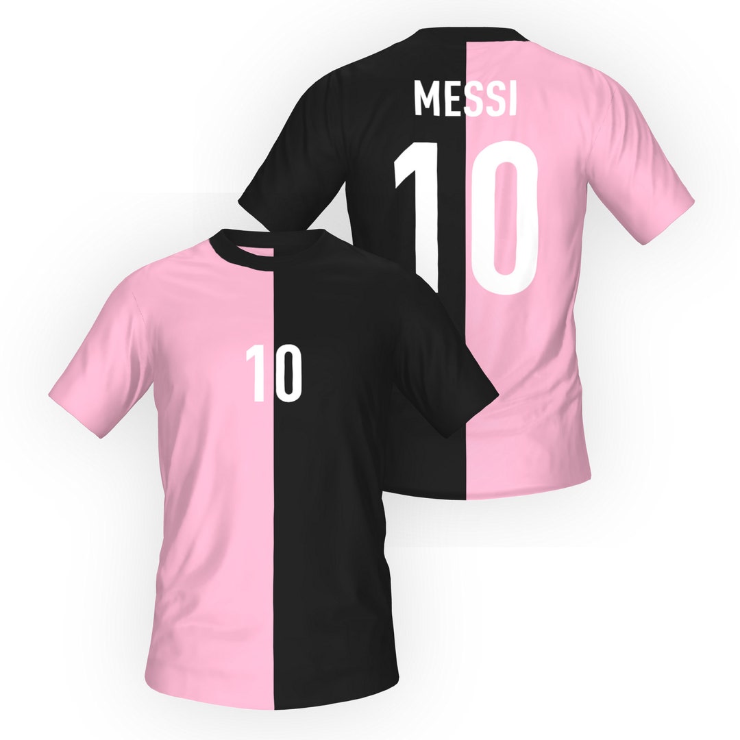 Messi Jersey, Messi for Kids Jersey, Pink Black Messi Jersey, Soccer