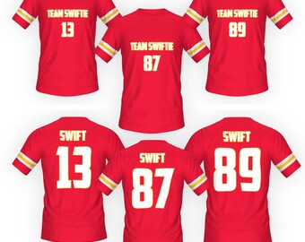 Taylor Swift Jersey, Swiftie Kids shirt, Number 13 Jersey, Swiftie Kids fan gift, Swiftie fan Shirt, Swift Kelce Jersey, Swift 13 kids shirt