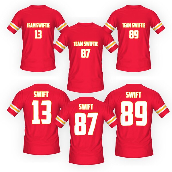 Taylor Swift Jersey, Swiftie Shirt, Football Jersey, Swiftie Fan Geschenk, Kansas City Chiefs Jersey, Swift Kelce Jersey Shirt, Swift Kelce Geschenk