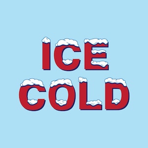 Tipografía Ice Cold