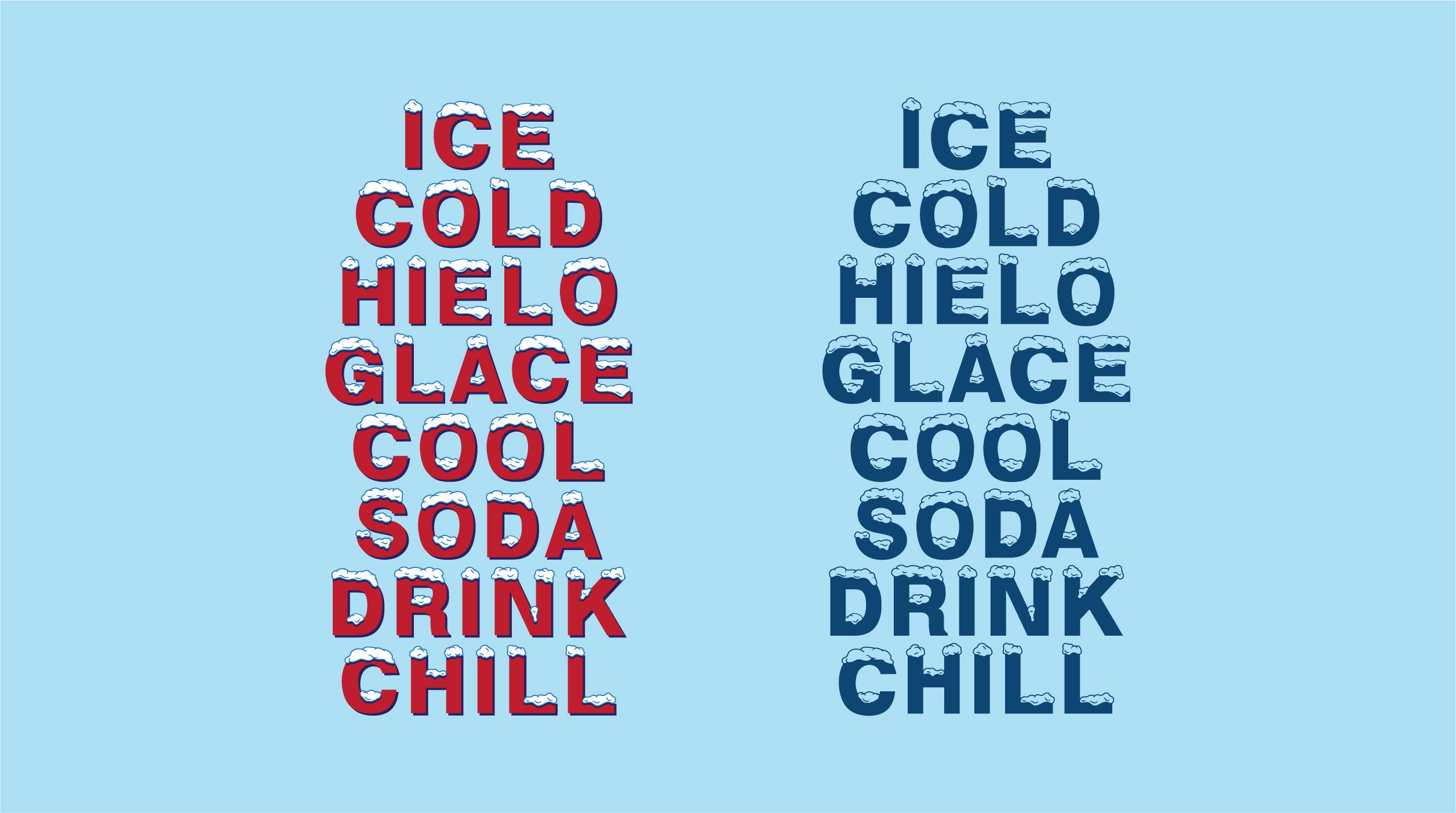 Ice Cold Typeface - Etsy