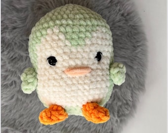 PDF German crochet pattern Penguin Pepe - Amigurumi
