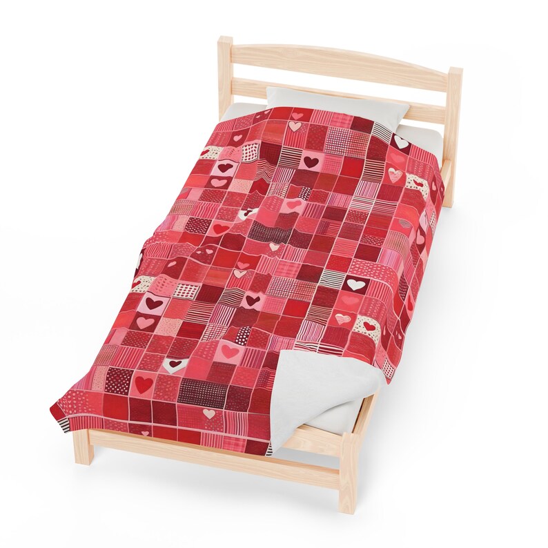 Love Heart Blanket/throw Etsy