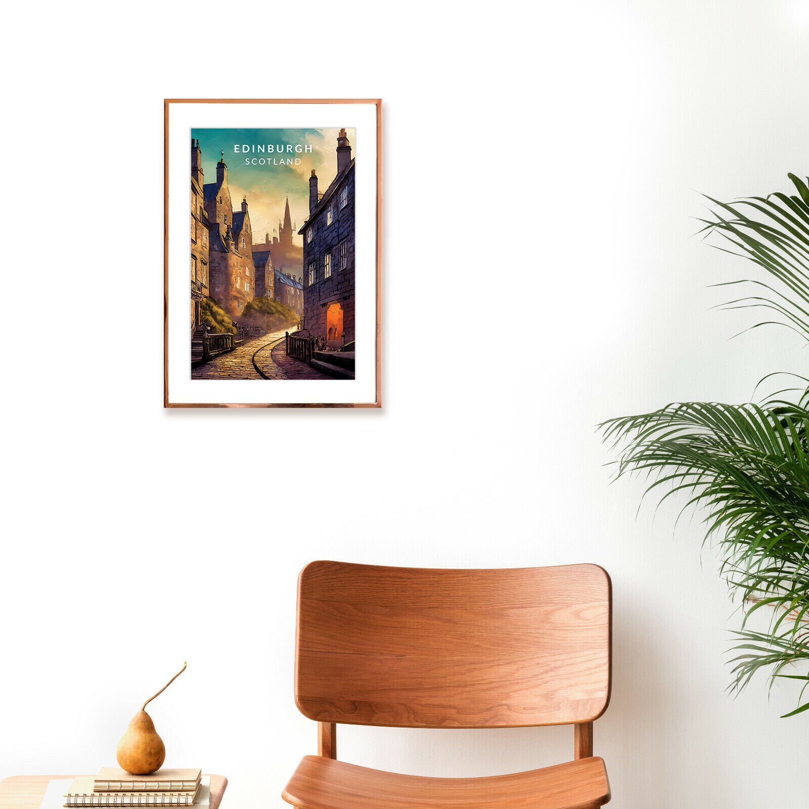 Edinburgh Travel Poster, Edinburgh Poster Print, Vintage Edinburgh