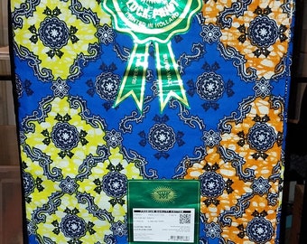 Matériau authentique Vlisco Super Wax.