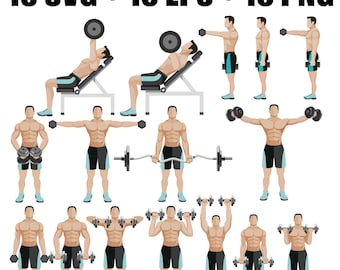 vector digital set of bodybuilder icons in EPS, SVG and PNG formats, vector bodybuilder, gym eps, muscles svg, athlete, dumbbells, barbell
