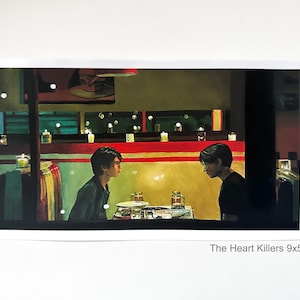 The Heart Killers FadelStyle Painting Print 9x5 in