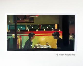 The Heart Killers FadelStyle Painting Print 9x5 in