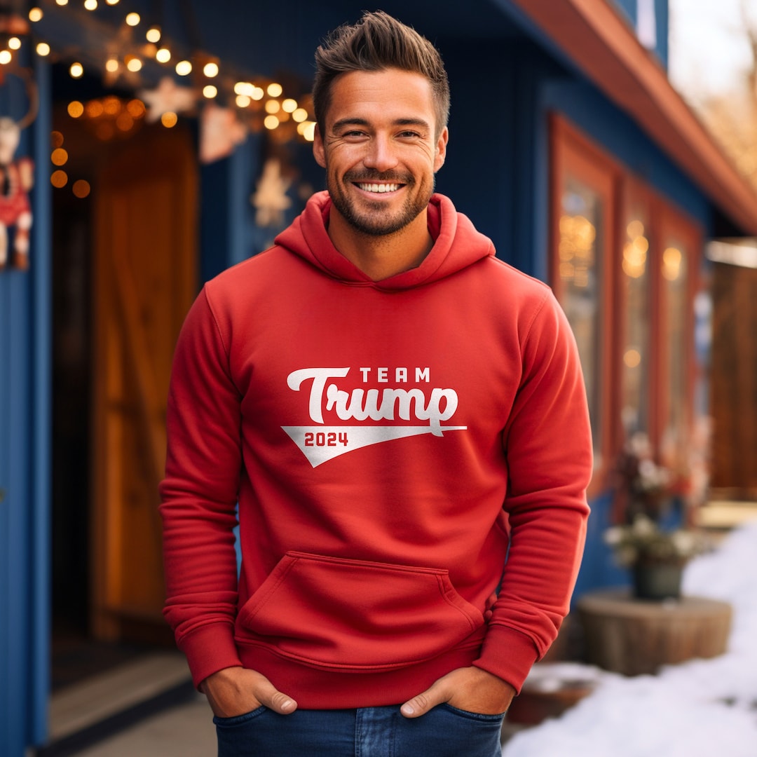 Team Trump 2024 Hoodie, MAGA Rally Trump Support, Cozy Soft Sweatshirt ...