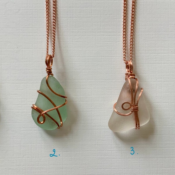 Seabreeze Sea Glass Pendants