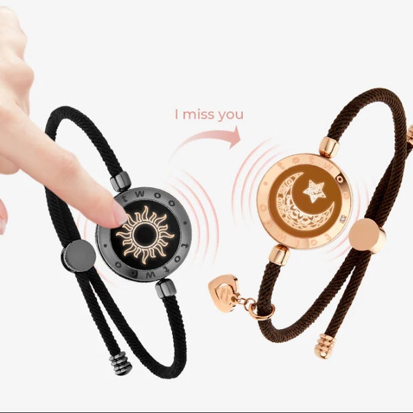 Personalized Rope Memorial Photo Projection Bracelet With Picture Inside Valentine's Day Gifts For Couple
