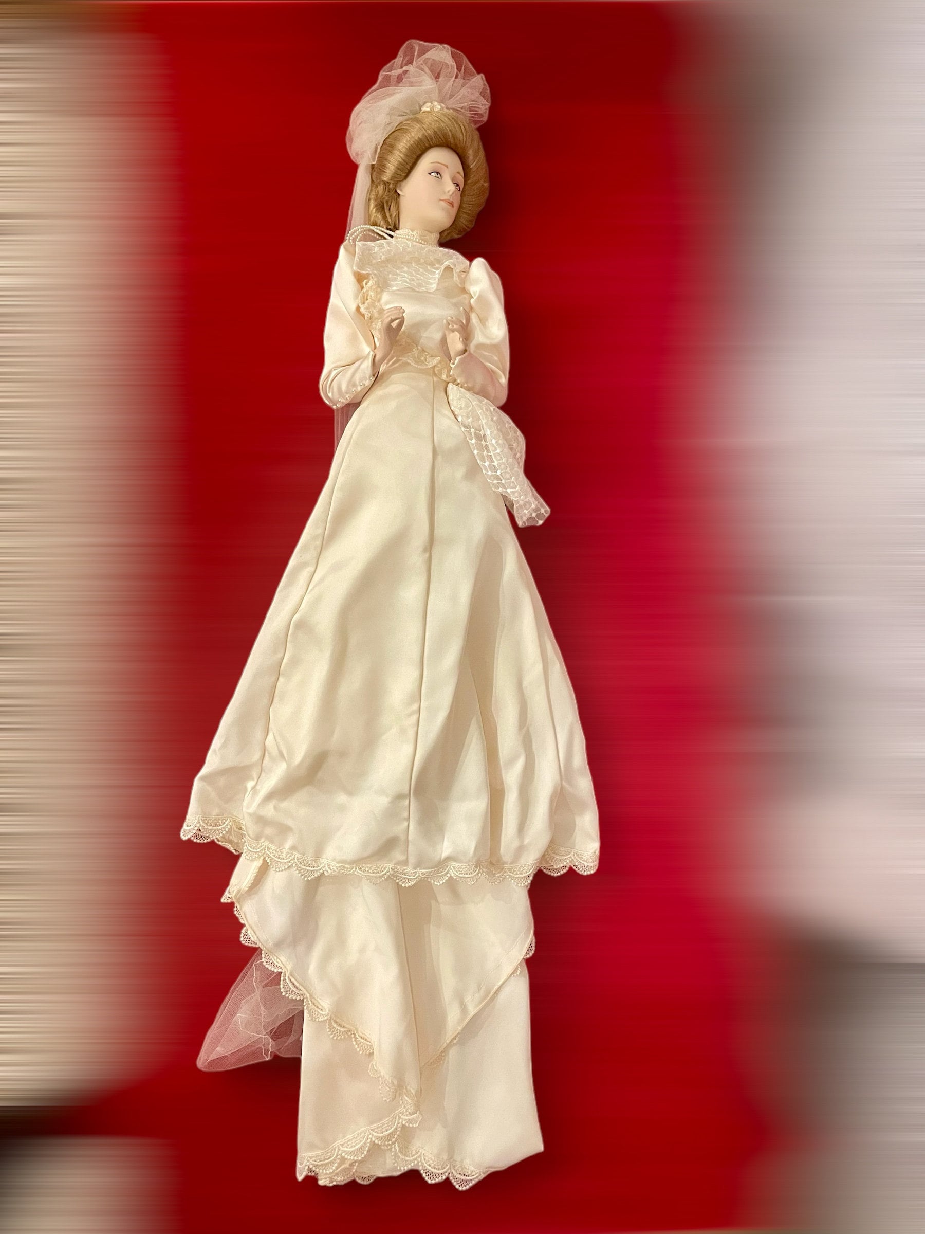 Franklin Heirloom Doll Victorian Bride Doll Gibson Girl Etsy