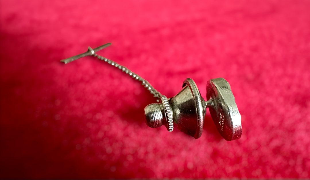sterling silver tie tack