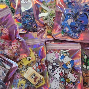 Acrylic 4cm Charms by the Bag for DIY Crafts, Keychains, and More.