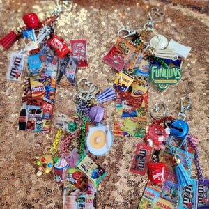 Snack Attack Keychains | Fun Food-Inspired Charms | Unique Gifts for Snack Lovers