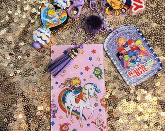 Rainbow Brite Inspired Handmade Keychain Sets