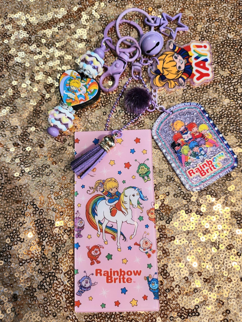 Rainbow Brite Inspired Handmade Keychain Sets 1