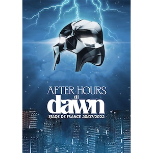 Customizable & ready to print The Weeknd After Hours Til Dawn tour digital poster - Custom venue (Stadium/city name and date)