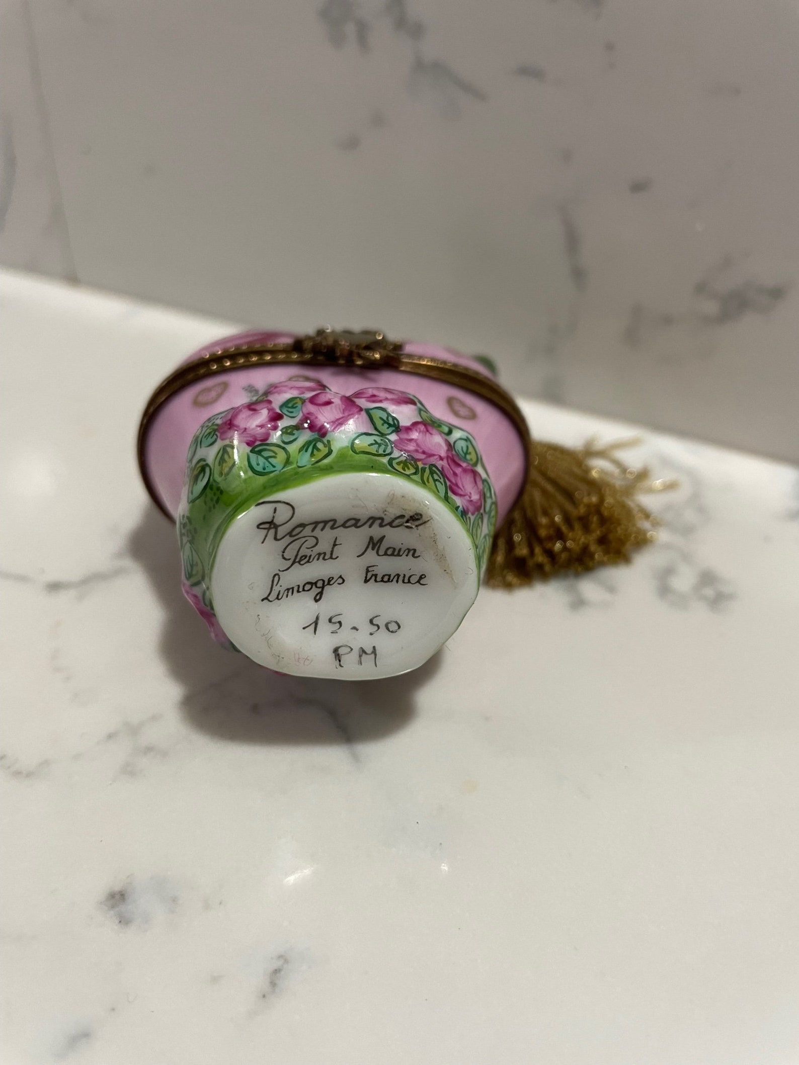Limited Edition Pink Dove Heart Perfume Limoges Box French Accents ...