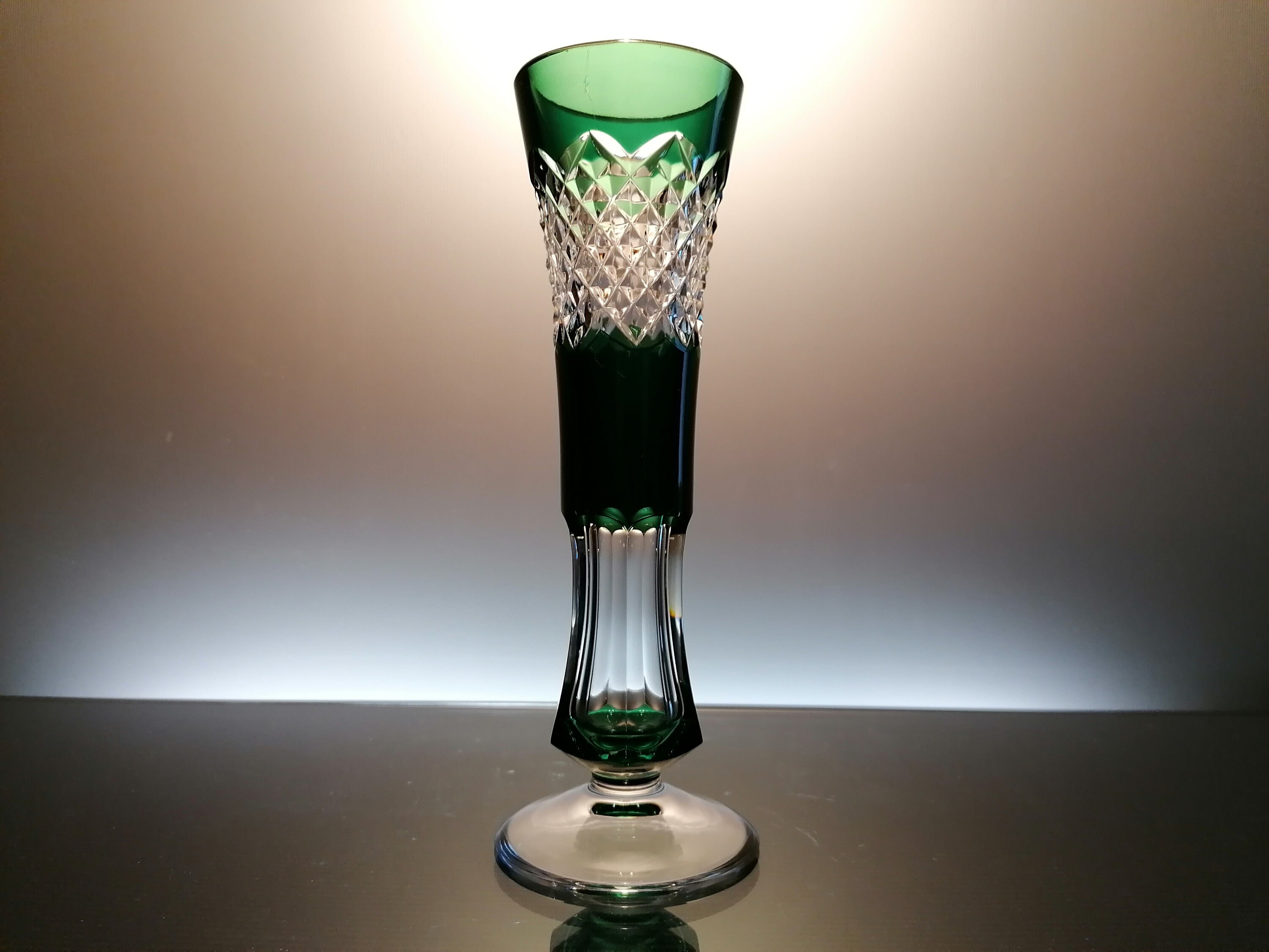 Val Saint Lamber エメラルドグリーン 花瓶 29cm 5kg Val Saint Lamber