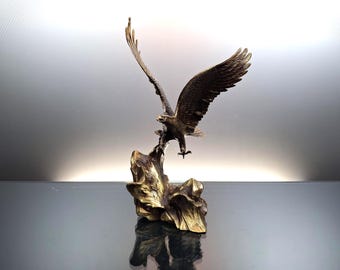 ブロンズ彫刻「栄光の翼」、ロナルド・ヴァン・ルイケフェルト作 