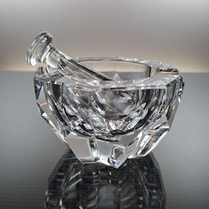 Clear Crystal ashtray “Baccarat”