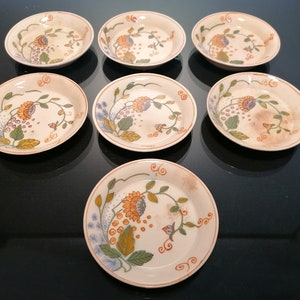 7 Antique Gouda Holland bowls “N.P.”