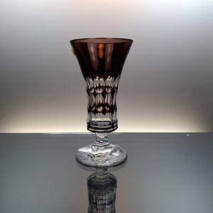 Val Saint Lambert art deco crystal vase “Floriac”