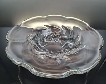 19世紀の足付きクリスタルボウル「バカラ」 - Etsy 日本