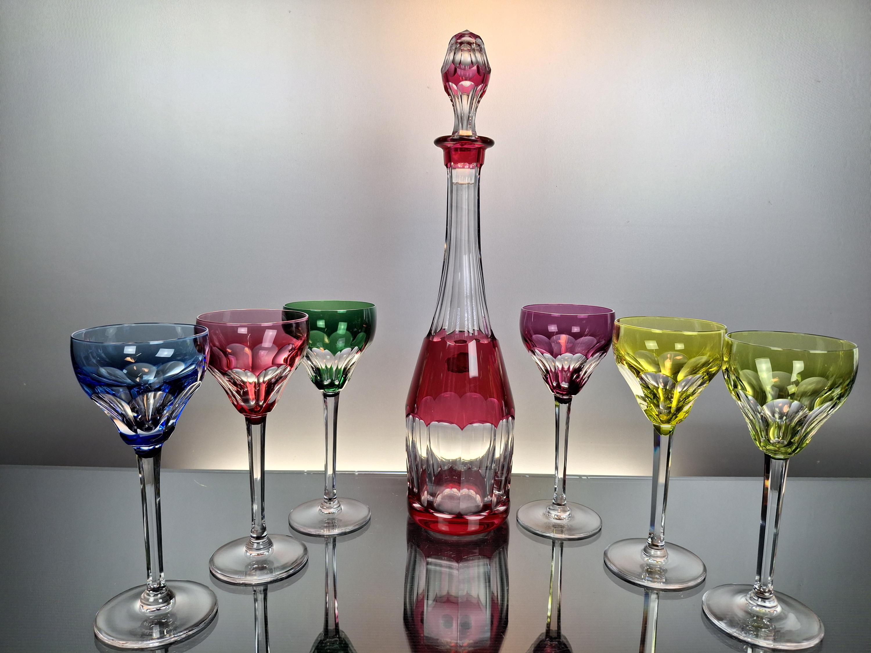 Val Saint Lambert Decanter - Etsy