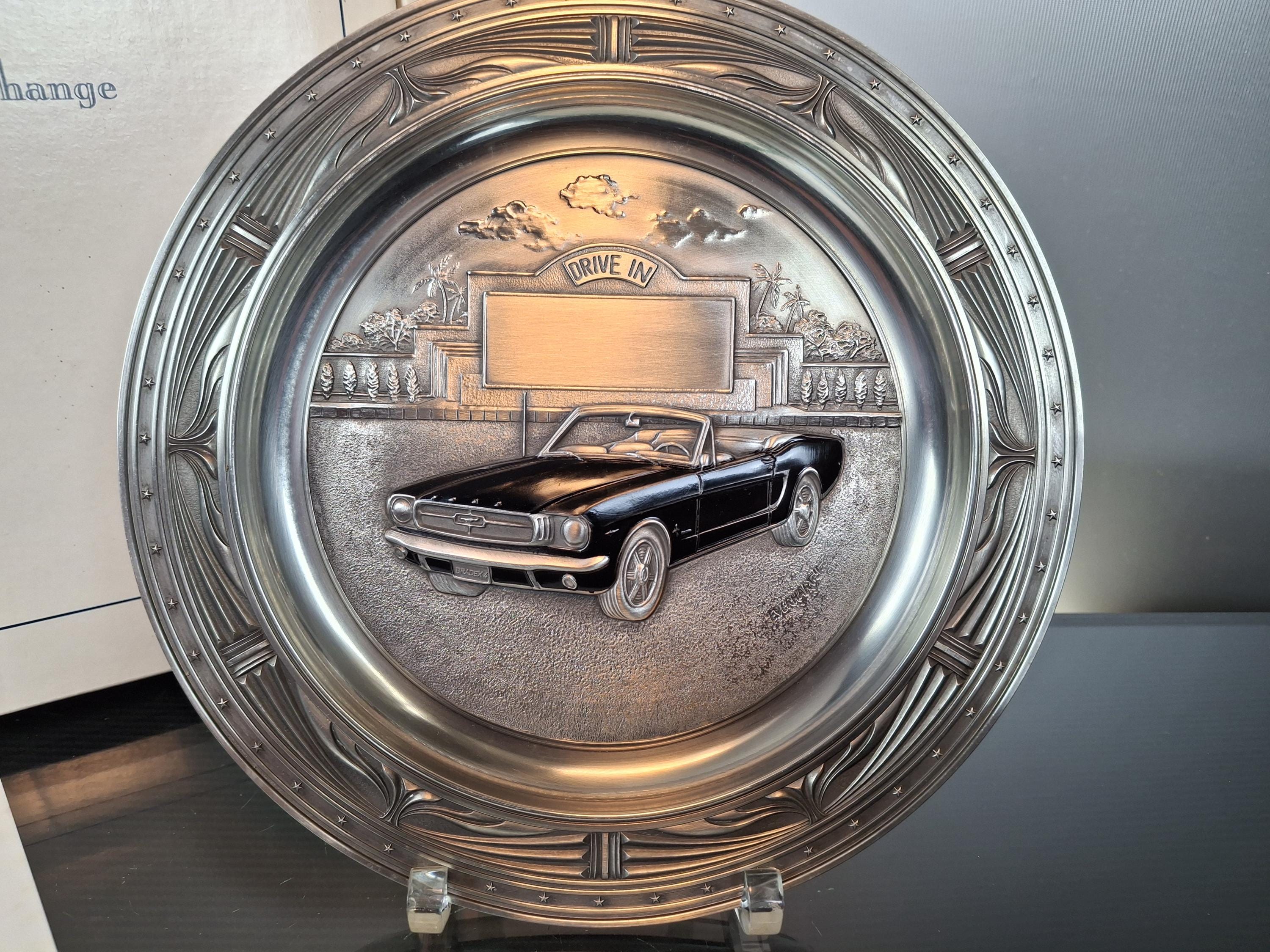 Vintage Pewter Plate 