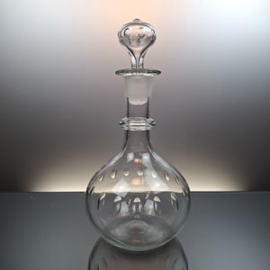 Belgian Val Saint Lambert carafe “Olivier”
