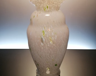 アールデコ サテンガラス 花瓶「ヴェルサイユ」特大、1930年 H