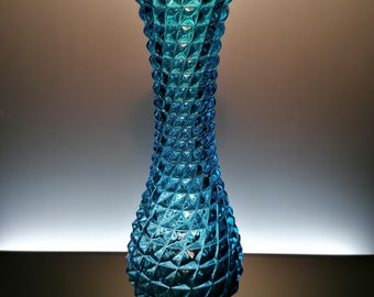 Blue vintage Empoli vase
