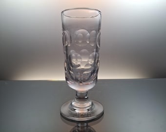Antique Val Saint Lambert 19th century goblet