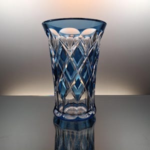 Val Saint Lambert Blue - Etsy